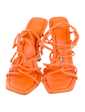 Schutz Leather Slingback Sandals