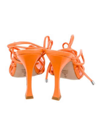 Schutz Leather Slingback Sandals