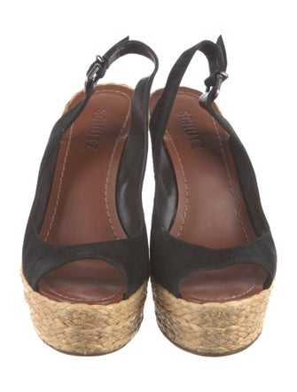Schutz Suede Espadrilles