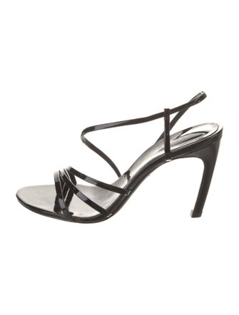 Schutz Leather Slingback Sandals