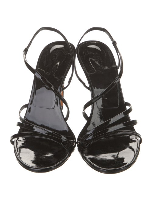 Schutz Leather Slingback Sandals