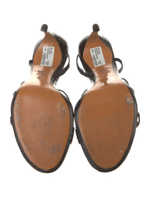 Schutz Leather Slingback Sandals