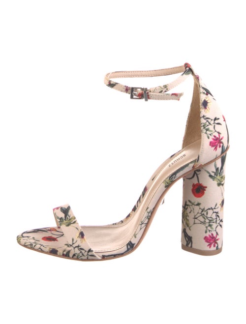 Schutz Floral Print Sandals