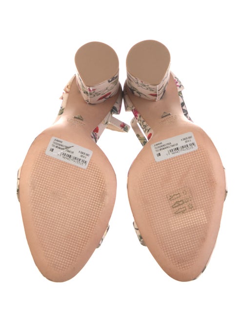 Schutz Floral Print Sandals