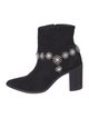 Schutz Suede Crystal Embellishments Boots
