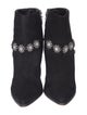 Schutz Suede Crystal Embellishments Boots