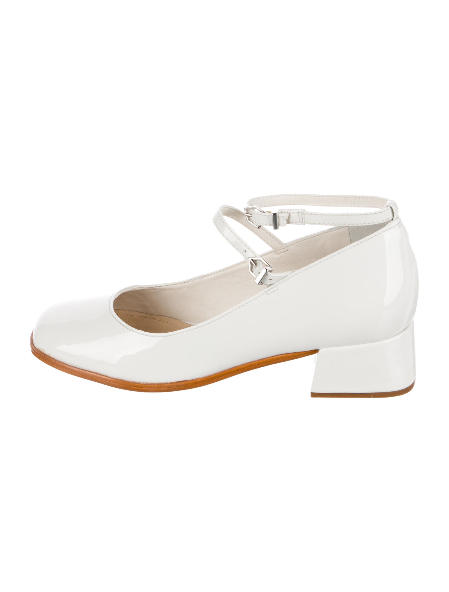 Schutz Patent Leather Mary Jane Flats