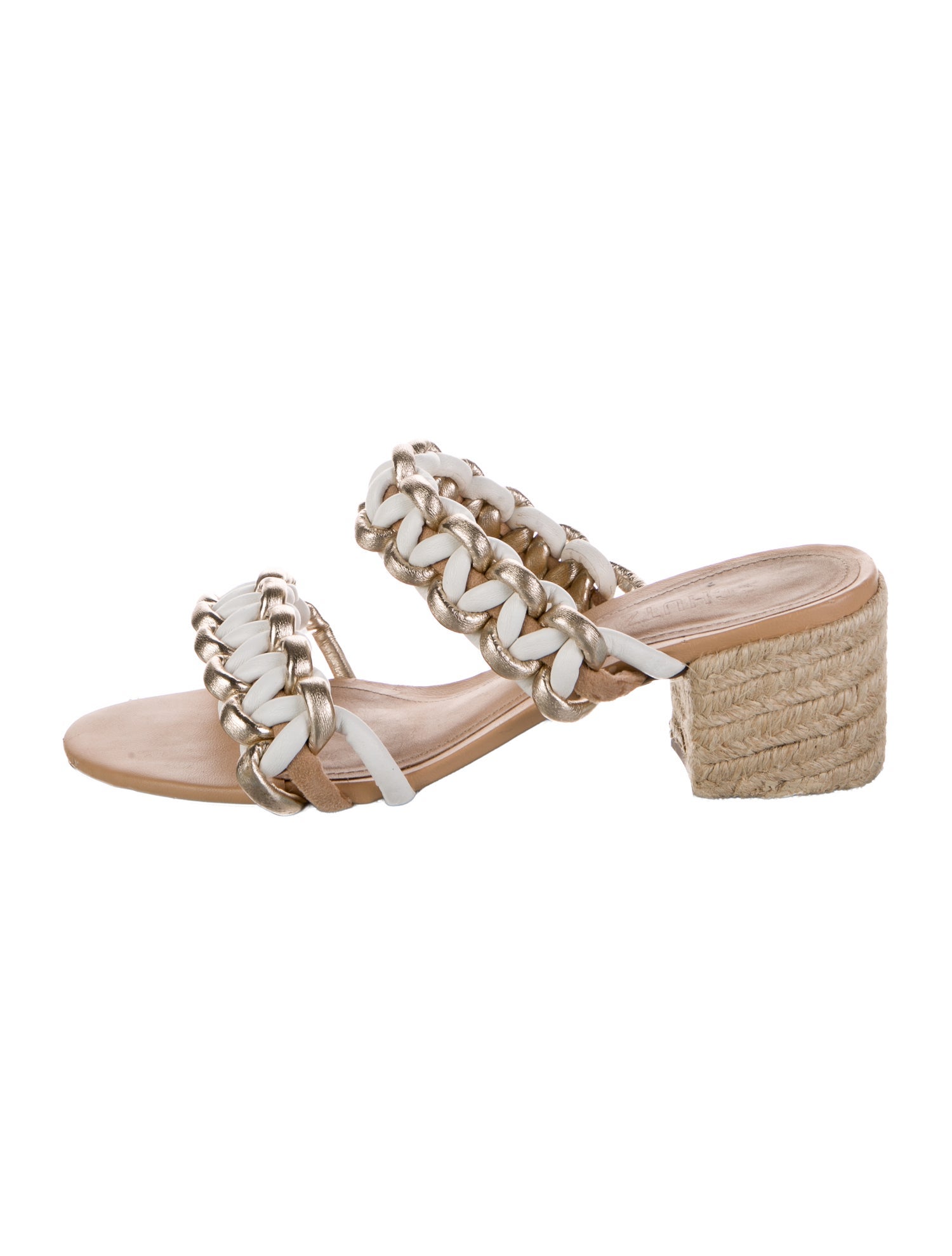 Schutz Leather Slides