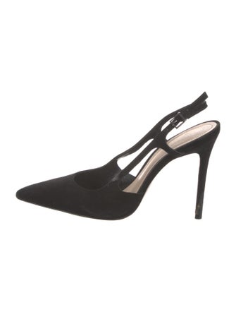 Schutz Suede Slingback Pumps