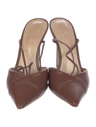 Schutz Leather D'Orsay Pumps
