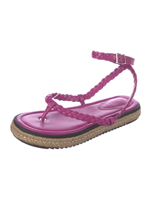 Schutz Jute Braided Accents Gladiator Sandals