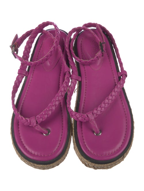 Schutz Jute Braided Accents Gladiator Sandals