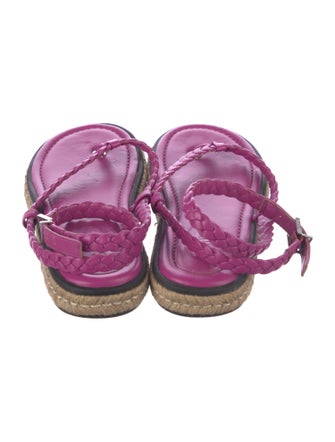 Schutz Jute Braided Accents Gladiator Sandals