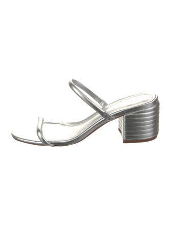 Schutz Leather Slides