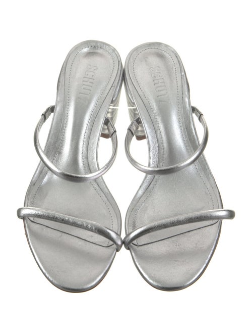 Schutz Leather Slides