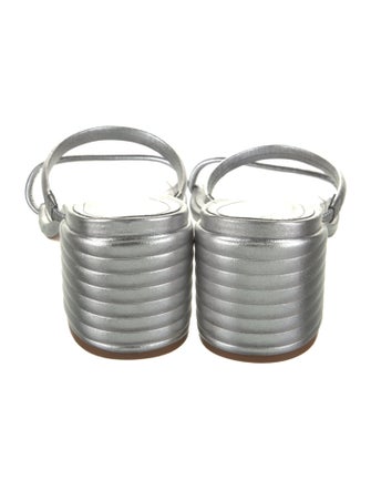 Schutz Leather Slides