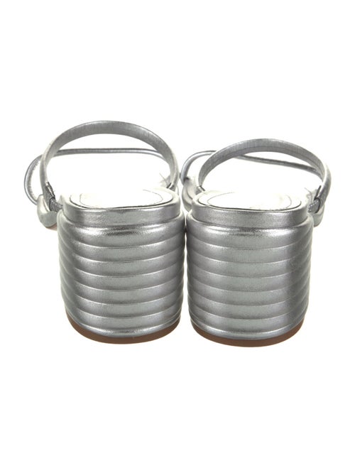 Schutz Leather Slides