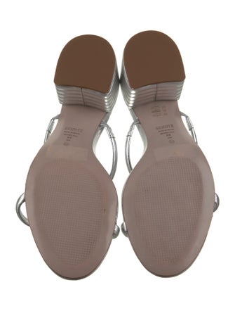 Schutz Leather Slides