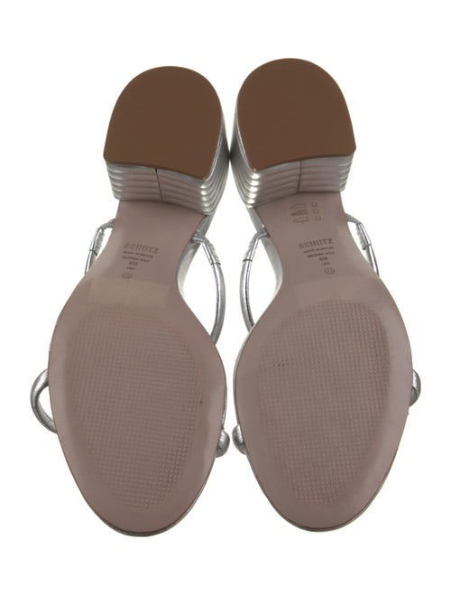 Schutz Leather Slides