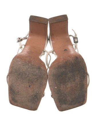 Schutz Leather Slingback Sandals