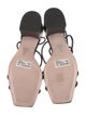 Schutz Embossed Leather Sandals