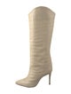Schutz Embossed Leather Boots
