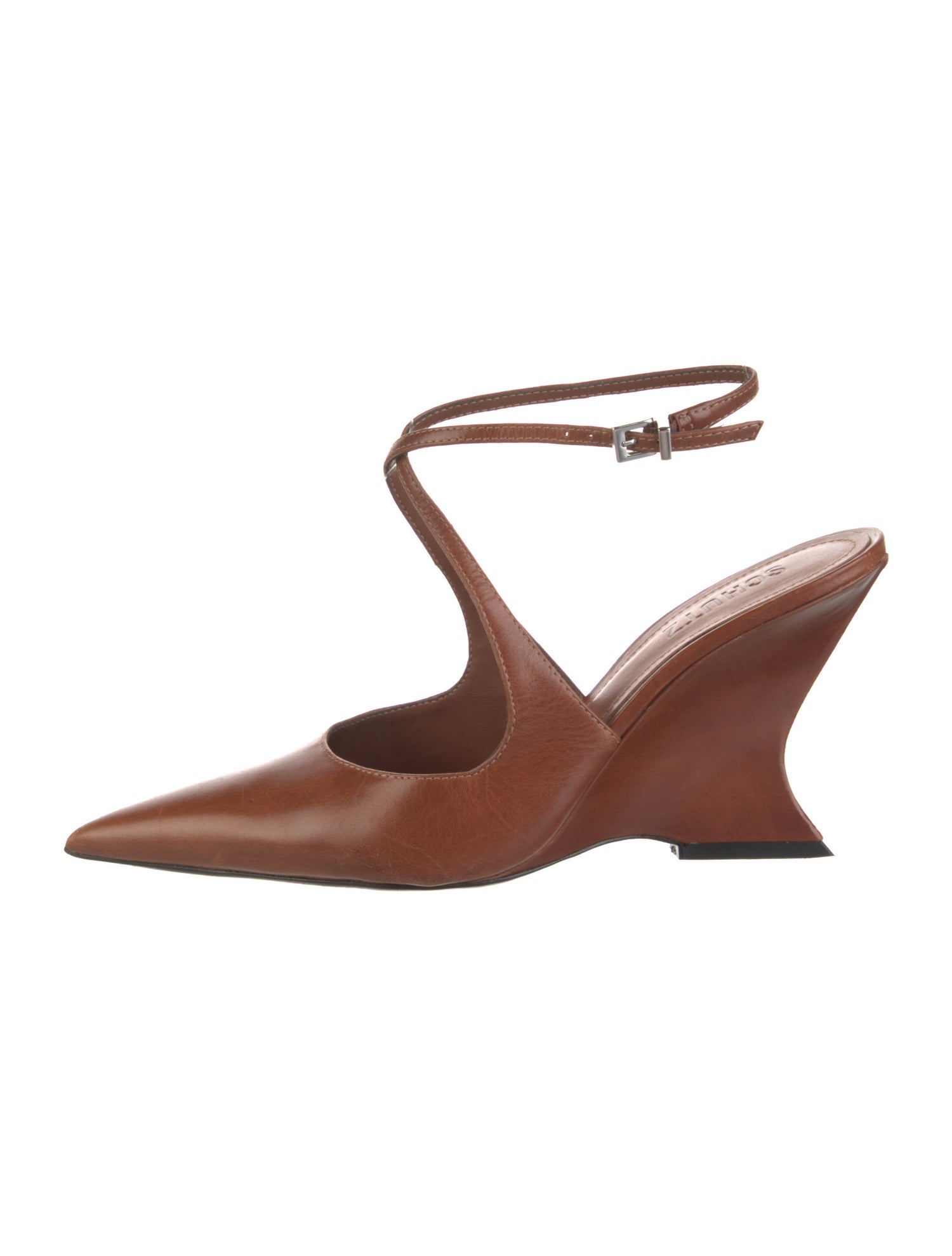 Schutz Suede Slingback Pumps