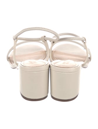 Schutz Leather Slingback Sandals