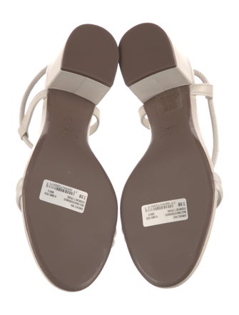 Schutz Leather Slingback Sandals