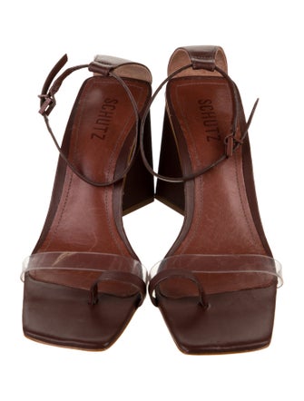 Schutz Leather Sandals