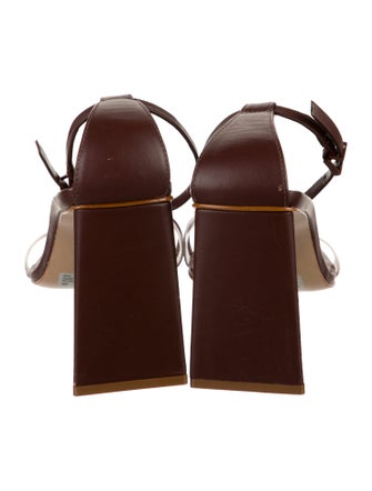 Schutz Leather Sandals