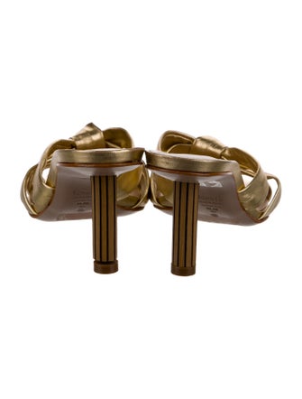 Schutz Leather Slides