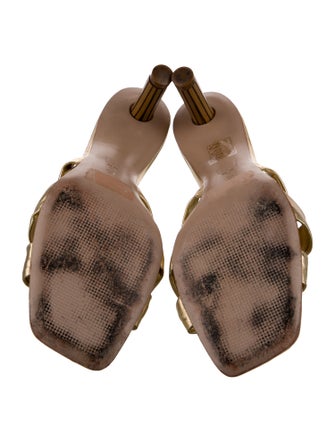 Schutz Leather Slides