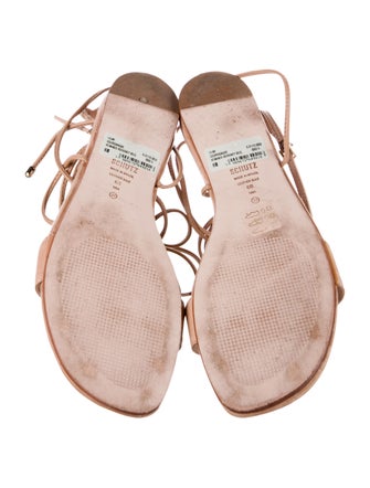 Schutz Leather Gladiator Sandals