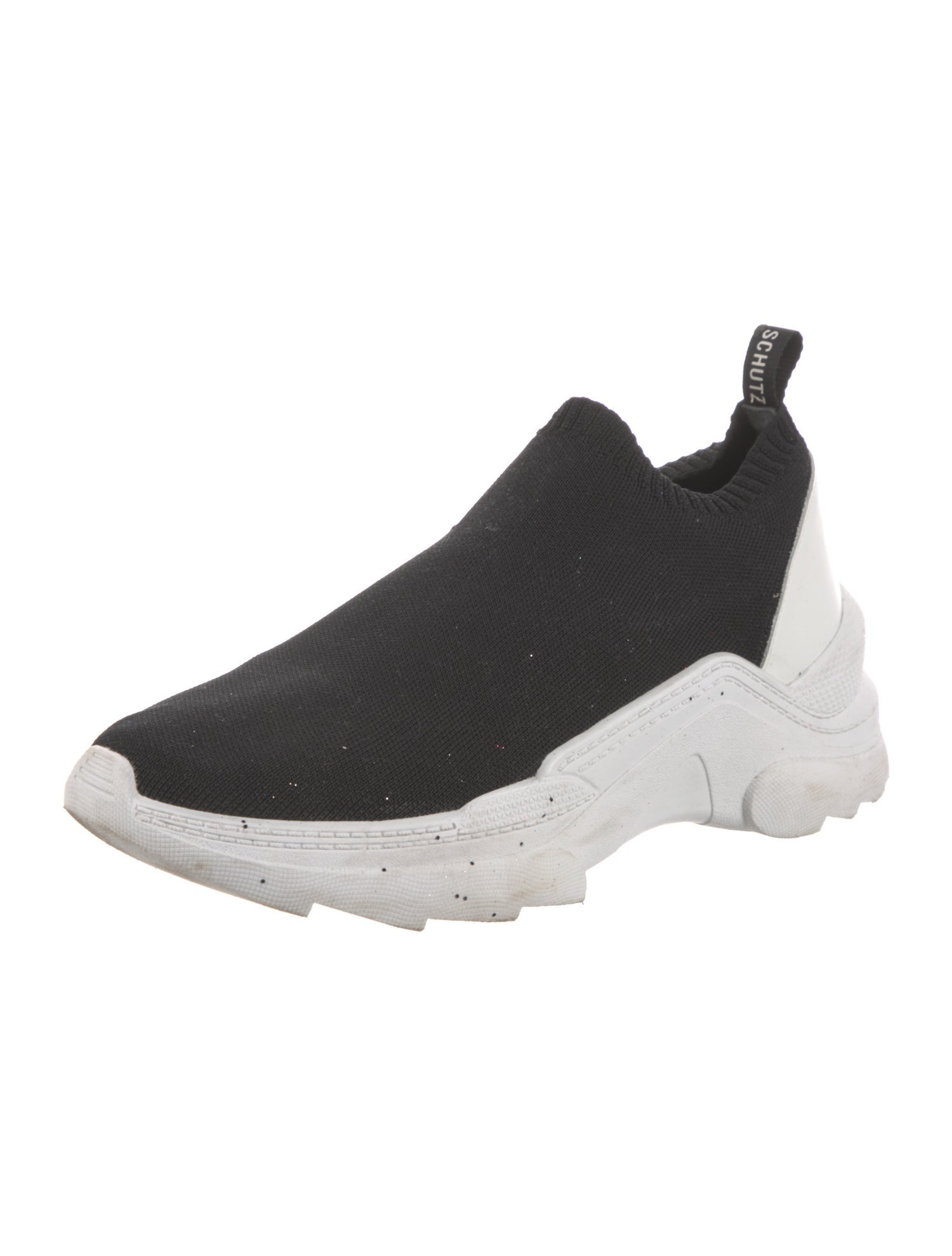 Schutz Colorblock Pattern Sock Sneakers