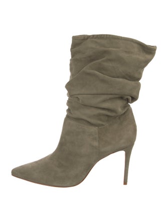 Schutz Suede Slouch Boots