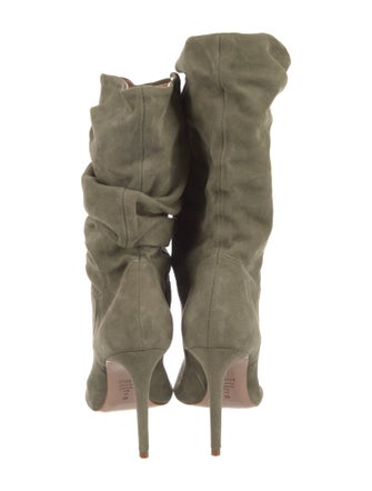 Schutz Suede Slouch Boots