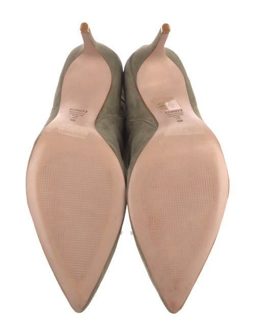 Schutz Suede Slouch Boots