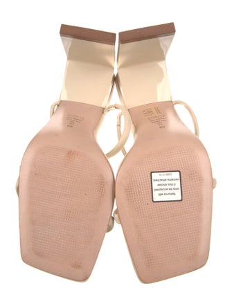 Schutz Leather Slides