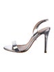 Schutz Leather Slingback Sandals
