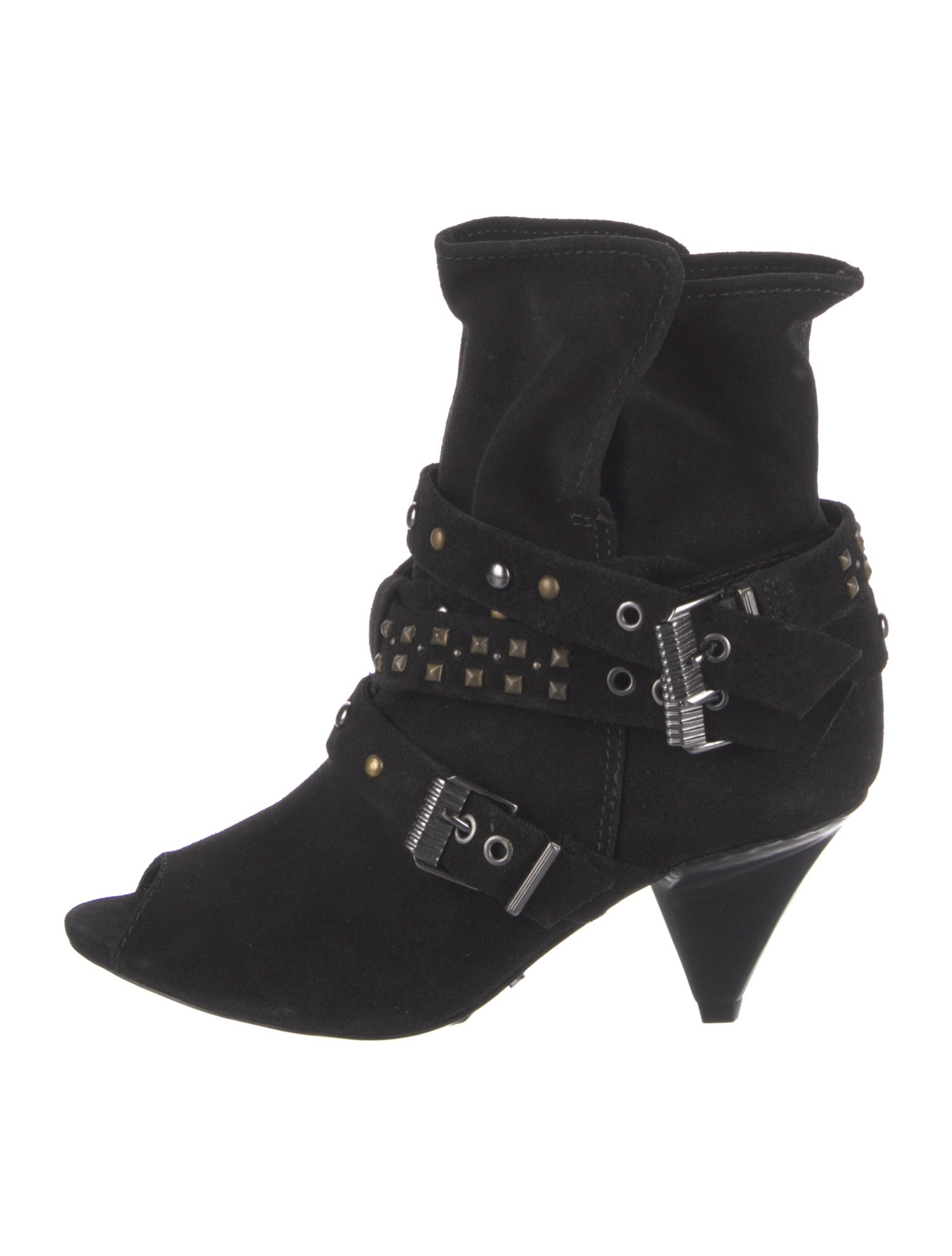 Schutz Suede Combat Boots