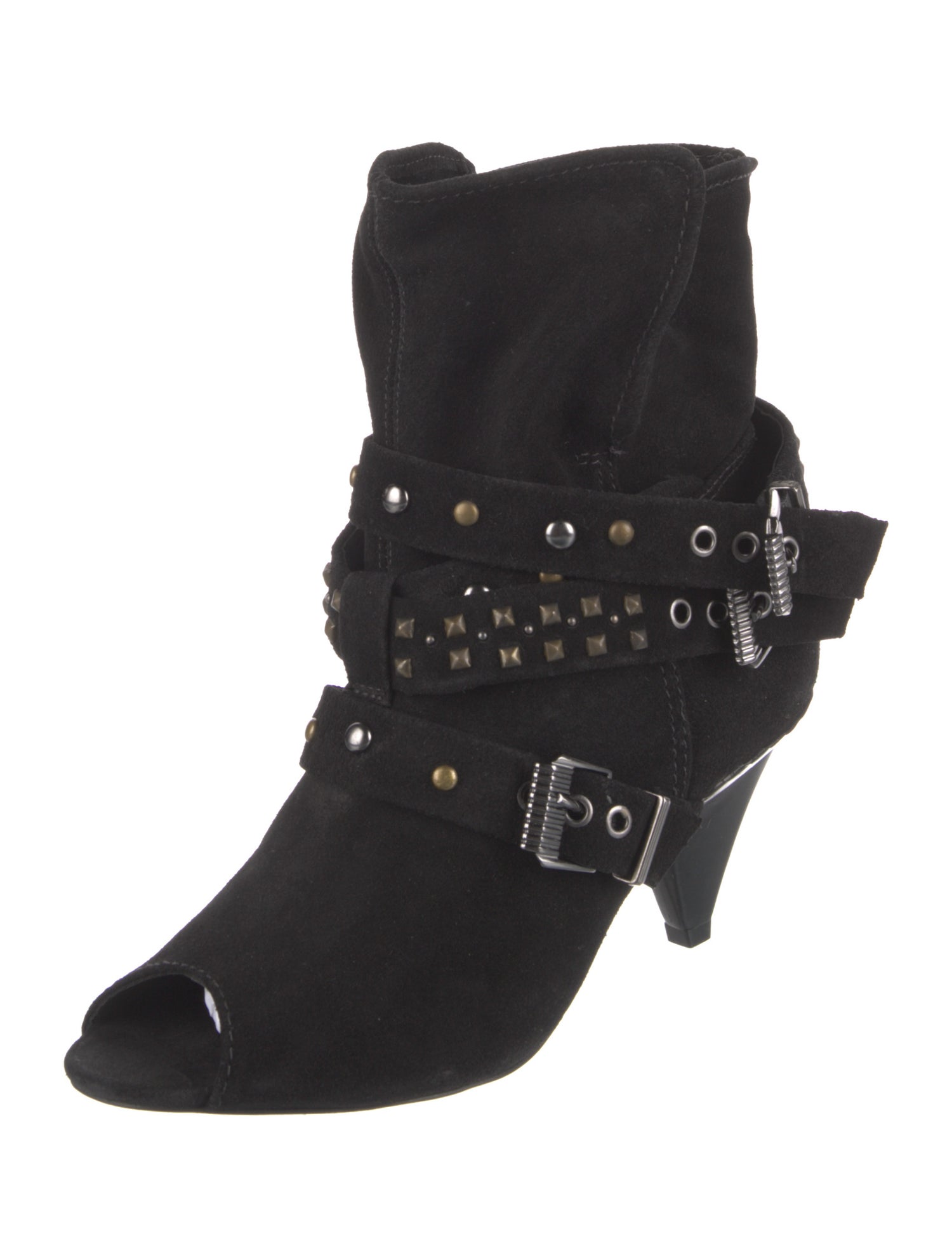 Schutz Suede Combat Boots