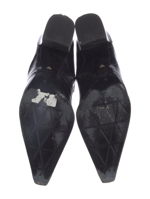 Schutz Embossed Leather Boots