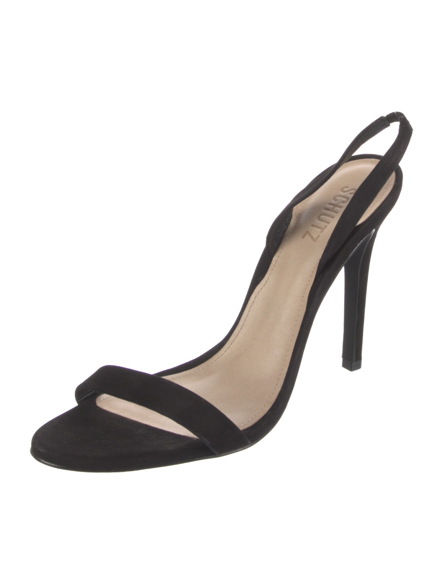 Schutz Suede Slingback Sandals
