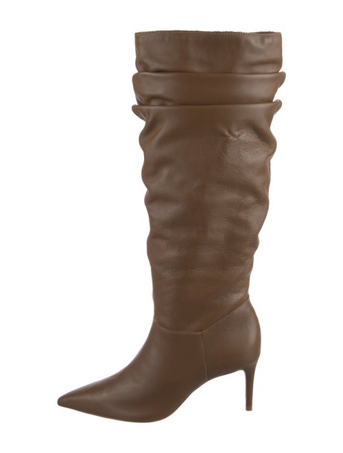 Schutz Leather Slouch Boots