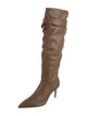 Schutz Leather Slouch Boots