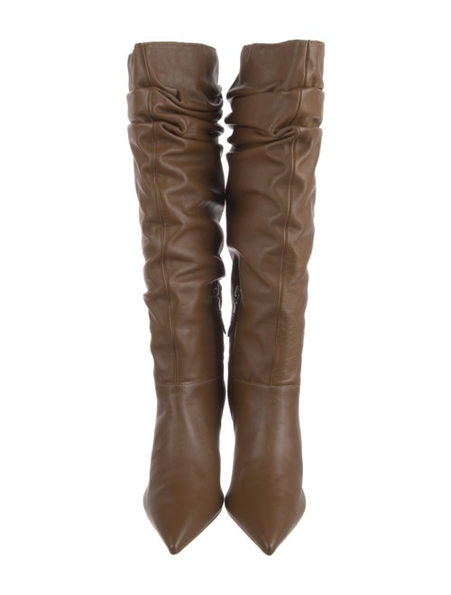 Schutz Leather Slouch Boots