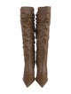 Schutz Leather Slouch Boots