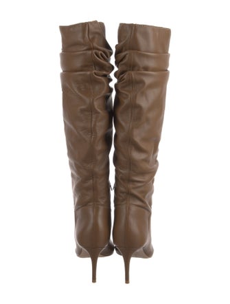 Schutz Leather Slouch Boots