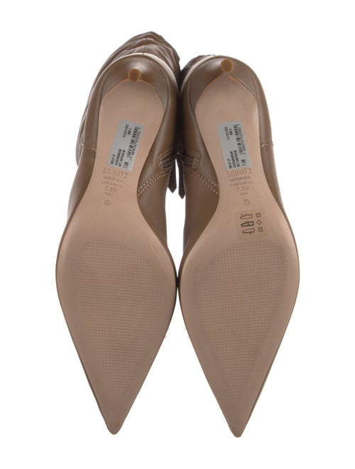 Schutz Leather Slouch Boots